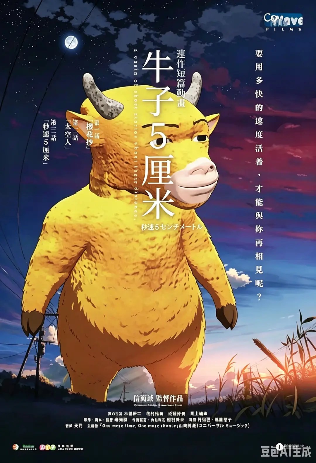 牛子5厘米，信海诚作品